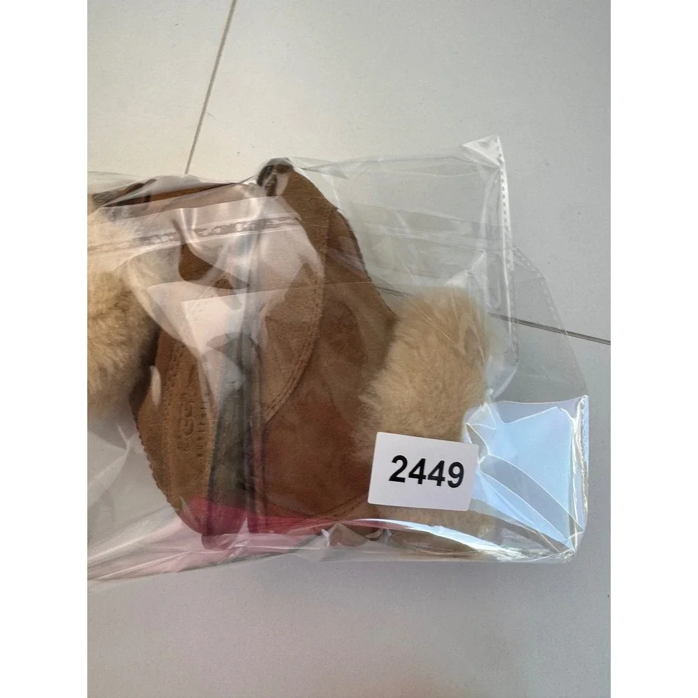 UGG Australia Shearling Suede Sheepskin Fur Lined Baby Moccasins‎ M